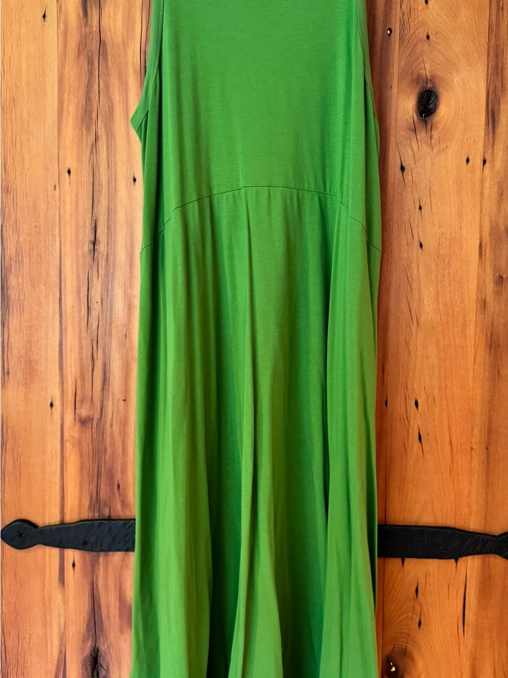 Green Sleeveless Maxi Dress